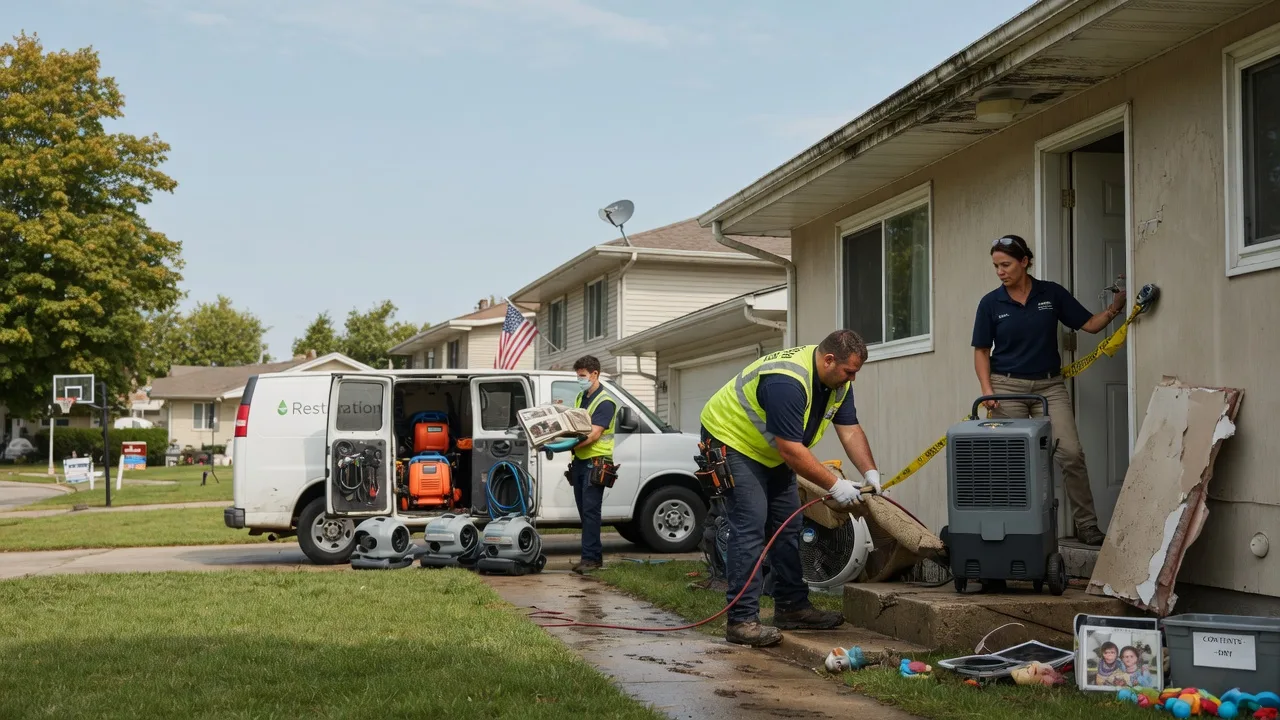 Water Damage Restoration in State Line, PA near me